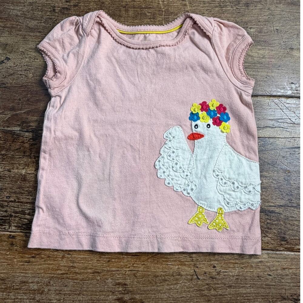 Baby Boden Chicken short sleeve‎ tee size 3-6 mo